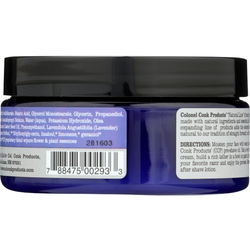 Colonel Conk Shave Cream Rio Grande Lavender, 5.5 FZ