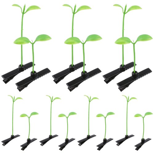 Garneck 50 PCS HAIR CLIP, Lovely Bean Sprout Hairpins Clips, Headwear for, Party Supply