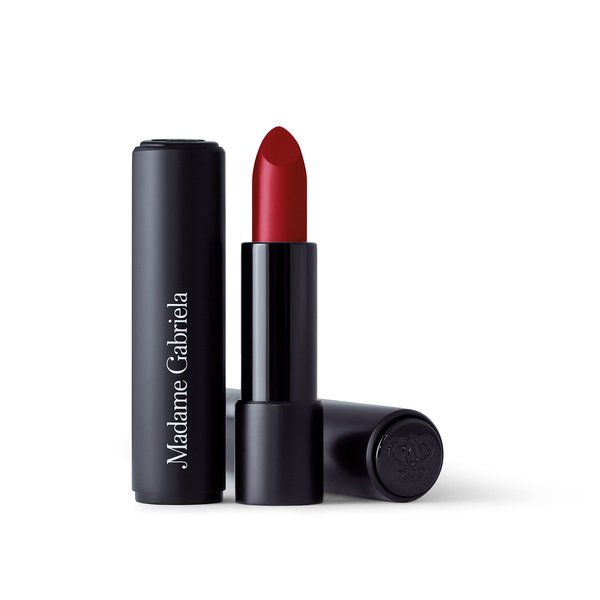 MADAME GABRIELA Red Lipstick for all Skintones | Clean Moisturizing Natural Lipstick | Cruelty Free & Paraben Free | Made with Manuka Honey | Paris at 7PM