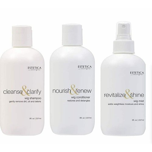 Estetica Designs Cleanse Wig Shampoo & Norish & Renew Conditioner & Wig Shine