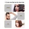 1/2 Inch Mini Hair Straightener for Short Hair/Curls Bangs, Ceramic Tourmaline Plate Small Flat Iron, Lightweight Portable Travel Straightening Iron