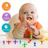 Suction Cup Toy for Baby Age 3, Suction Toys 40PCS Kids Bath Toys Ages 4-8, Toddler Window Shower Bathtub Building Toys, Montessori Sensory Stress Release Gifts for 6-8 Years Old Boys Girls