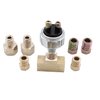 8 PCS/Set SHLPDFM Universal Inline Hydraulic Brake Light Switch Kit Fits for 3/16 or 1/4 inch line
