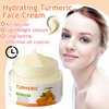 LJYBoBin Hydrating Turmeric Face Cream,Deep Cleansing Long Lasting Moisturizing Turmeric Facial Cream,Daily Non-sticky Face Moisturizer for Face & Body
