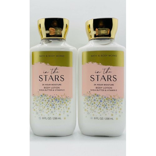 Bath and Body Works Super Smooth Body Lotion Sets Gift For Women 8 Oz -2 Pack (In The Stars))