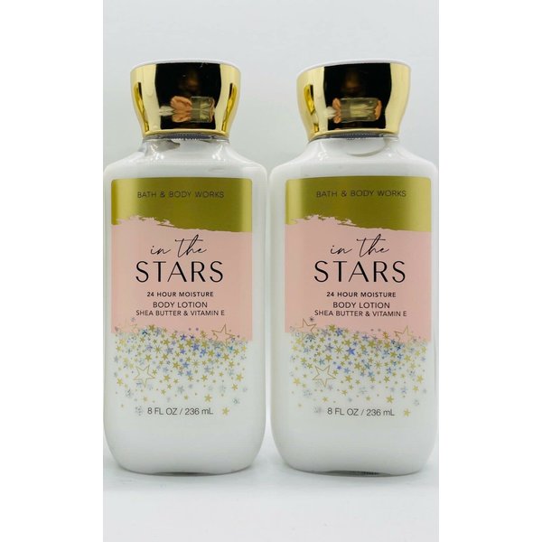 Bath and Body Works Super Smooth Body Lotion Sets Gift For Women 8 Oz -2 Pack (In The Stars))
