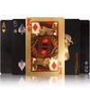 Merytes 2 Deck of Waterproof Poker Cards and Playing Cards with Flexible Plastic PVC Classic Trick Cards