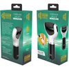 Chargeworx Groom Essentials Electric Foot Callus Remover for Feet, Foot File, Pedicure Tools for Feet, 2 Spinning Pumice Heads for Cracked Skin, Pumice Stone for Feet, Battery Operated