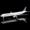 ZEZEFUFU Simulation 1:300 Scale Alloy France B777 Airplane Model with Display Stand Home Office Decoration Gifts