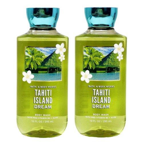 Generic Bath and Body Work TAHITI ISLAND DREAM Body Wash 2 Piece Bundle - 10 fl oz / 295 mL each