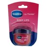 2 Vaseline Therapy Lip Balm 0.25 Oz Rosy Flavor Petroleum Jelly Mini Jar Lipbalm
