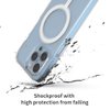 Sinjimoru Shockproof iPhone Case with MagSafe, PC & TPU Clear Phone Case for iPhone Case for Magsafe. M-Airclo for iPhone 15