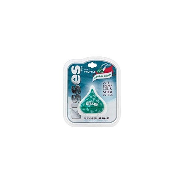 UPD 42YK059HBAZA Hershey's Kisses Flavored Holiday Lip Balm-Mint Truffle 0.28 oz / 8 g, Multi/Color