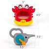 ArtCreativity Crab Bubble Machine Bath Toy - Bath Bubble Machine for Babies with 2 Attachments for Lots of Bubbles - Cute Bath Time Toys for Toddlers 1-3 - Bubble Maker Baby Bath Toy for 12-18 Months