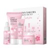 Skin Daily Skincare Set Gentle Skin Cleaning & Care Teenage Girls and Women Gift Set Includes Cleanser Serum Essence Eye Cream (4PCS)