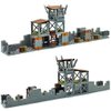 ZHX Military Base Building Brick Set for Army Minifigure War Accessories, Defence Base Guard Tower Guns Weapons Building Block Toy for Kids 8 10 12 14 Years