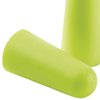 Sellstrom Disposable Uncorded Foam Ear Plugs, 32dB NRR, Hi-Viz Green (Pack of 10), S23414