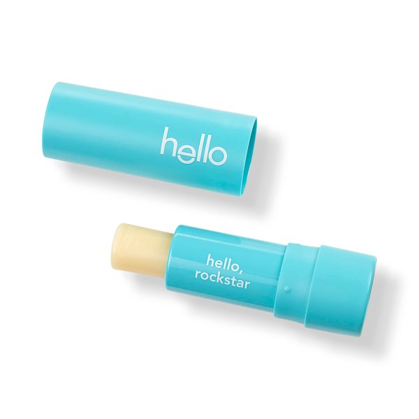 Hello Moisturizing Vegan Lip Balm, Unicorn Beeswax Free, Petrolatum Free, and Parabens Free, 0.15 Ounce, 1 Pack