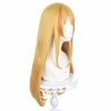 ZGNGLIZ Anime Oshi no Ko Ruby Hoshino Wig Long Blonde Hair Wigs with Bangs for Girls and Women + Free Wig Cap