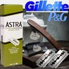 Astra Platinum Double Edge Safety Razor Blades, 50 Blades (10 x 5)