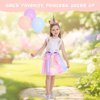 VGOFUN Princess Dress Up Clothes for Little Girls - Princess Dresses for Girls Dress up Trunk, Kids Dress Up Pretend Play Costume Set, Princess Toys Gifts for Birthday Party Age 3-6