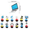 Computer Party Decorations Computer Birthday Party Supplies Includes Birthday Banner Cake Topper Cupcake Toppers Balloons