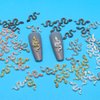 WOKOTO 50Pcs Small Snake Nail Charms For Acrylic Nails Gold Silver Black Rose Gold 3d Snakes For Nails Metal Nail Art Charms For Women Nail Art 3d Jewelrys Nail Snakes Charms Studs Nail Accessory