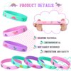 30 Pack Dinosaur Party Favors Dinosaurs Silicone Wristbands Dinosaurs Bracelets Girl Dinosaur Birthday Party Supplies Gifts Bag Stuffer for Pink Dinosaur Theme Birthday Party Supplies 3 Colors