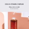 Meebak Cica & Vitamin C Serum | Korean Dark Spot Remover Facial Serum | Soothing Anti Aging & Skin Brightening w/Centella Asiatica, Panthenol, & Adenosine