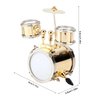 Miniature Drum, Mini Musical Instrument Drum Simulate Instrument Miniature Dollhouse Model Ornament Collection