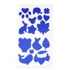 PZRT 2pcs Blue Self-Adhesive Repair Patch Down Jacket Hole Repair No Ironing Stickers for Coat Cloth DIY