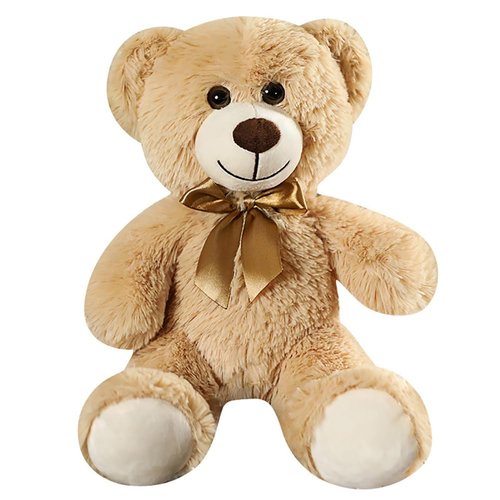 Wgxzyq Teddy Bear Stuffed Animal, 12 inch Soft Cuddly Stuffed Plush Bear, Gifts for Kids Baby Toddlers on Baby Shower, Valentine's Day (B-Light Brown)