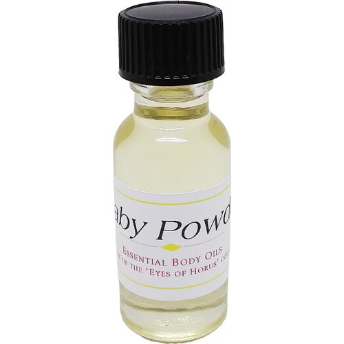 TCEShop Baby Powder Scented Body Oil Fragrance [Regular Cap - Gold - 1/2 oz.] - ID#22590