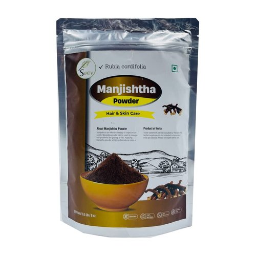 SVATV Natural Manjistha Powder | Rubia Cordifolia | Madder Root Powder | Promoting Healthy And Cl...