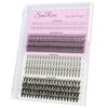 Lash Clusters Individual Lash Extensions DIY Multi-type Faux Mink Lash Tray Bottom, Light Volume, 7D Spike, 20D Clusters Natural Eyelashes for Self Application (BL-7D-20D)