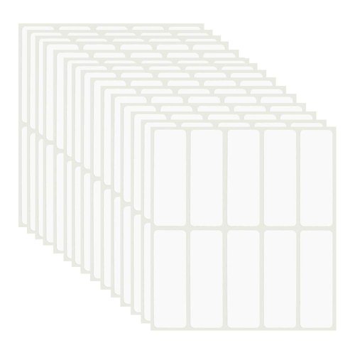 HOSSIAN File Folder Labels Name Filing Envelopes Label Stickers, 0.6 x 1.57 in, Small Label Nametags for Jars, Bottles, Food Containers, File Folders, Pack of 150 (150)