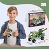 Military Truck STEM Building Toy Set for Boys Age 8-12 - Metal Army Toys Model Car Kits Set - Engineering STEM Kits or Kids 6-8, 8-10 Stem Projects Vehicles 129pcs