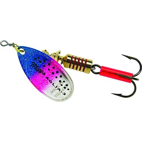Mepp's Aglia Plain Treble Fishing Lure, 1/4-Ounce, Rainbow Trout, B3 RBT