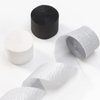 Black White Silver Party-Decorations Streamers - 9 Rolls Graduation Men Boys Birthday Crepe Tissue Paper Streamer Banner, Wedding Baby Bridal Shower New Years Garland Decor Panduola