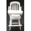 Classics by Handley Dollhouse Miniature High Chair, White