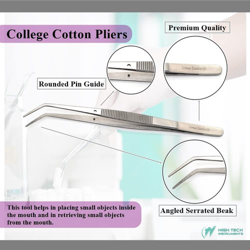 12 Pcs Oral Hygiene Kit Plaque Remover Professional Dental Picks Set for Teeth, Double & Single Ended Picks, Mouth Mirror + Cotton Pliers for Gum Care Cleaning Set Stainless Steel with Carrying Case