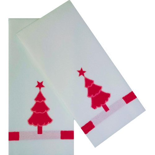 Christmas Napkins for Dinner, Premium Christmas Paper Napkin in Red Color, Guest Hand Towels for ...