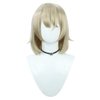 TTYAO REII Falin Touden Cosplay Wig Blonde Short Bob Wig Anime Synthetic Wig with Wig Cap for Halloween Role Play (Blond)