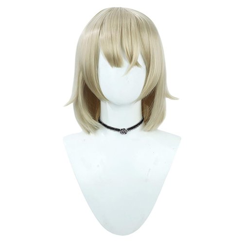 TTYAO REII Falin Touden Cosplay Wig Blonde Short Bob Wig Anime Synthetic Wig with Wig Cap for Halloween Role Play (Blond)