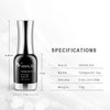 VENALISA 12ML No Wipe Tempered Top Coat, Scratch Resistant Long Lasting High Gloss Soak Off Clear Gel Nail Polish Top Coat 0.43 OZ