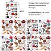 420PCS Football Party Favors Tattoos Temporary - Super Bowl Sports/Football Birthday Party Supplies Decorations Goodie Bags Stuffers Tractor Truck Body Stickers(30 Sheets)