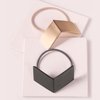The Hair Edit Gunmetal Chevron Hair Cuff Ponytail Holder Elastic