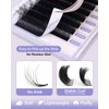 BEYELIAN Easy Fan Lash Extension, 3D Fluffy Rapid Volume Lash Extensions Easy Fan C/D Curl 0.07/0.05 MIX 8-15mm, Automatic Blooming Camellia Easy Fan Lashes Self Fanning Eyelashes Extension (D-0.07)
