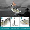 TRUSCEND Fishing Lures for Bass Trout Swimbaits for Bass Fishing Segmented Multi Jointed Swim Baits Slow Sinking Swimming Lures for Freshwater Saltwater Fishing Gear Lure Kit Fishing Gifts Plugs