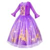 Meland Princess Dress Up for Girls 3-8, Dress Up Clothes for Girls Halloween Costumes Birthday Gift for Toddler Girls
